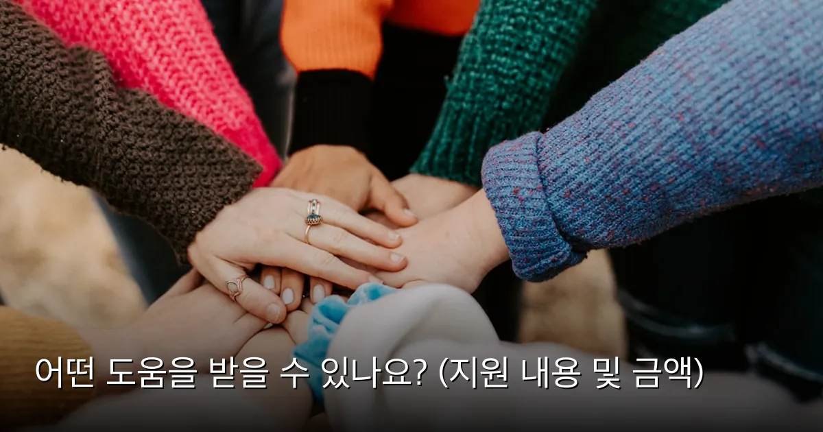 어떤 도움을 받을 수 있나요? (지원 내용 및 금액) — Photo by Hannah Busing on Unsplash