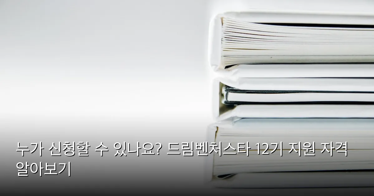 누가 신청할 수 있나요? 드림벤처스타 12기 지원 자격 알아보기 — Photo by Beatriz Pérez Moya on Unsplash