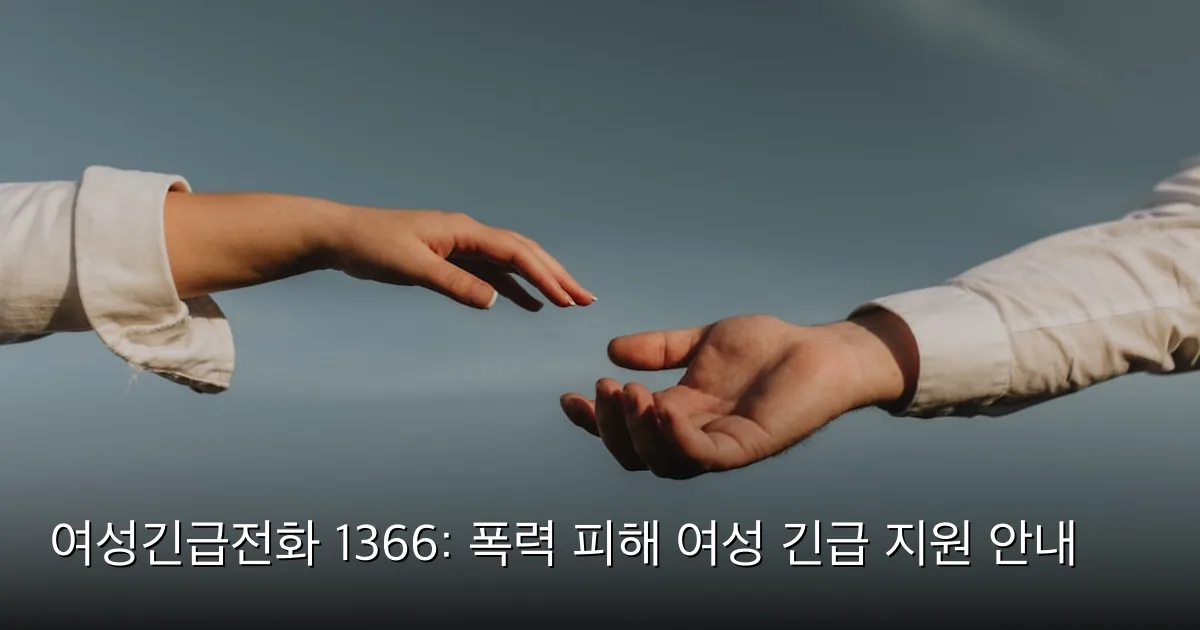 여성긴급전화 1366: 폭력 피해 여성 긴급 지원 안내 — Photo by Hanna Morris on Unsplash